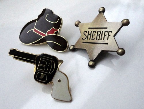 Cowboyhut emaille pin - cowboyhut,